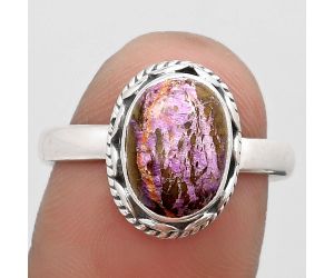 Natural Purpurite - South Africa Ring size-8.5 SDR187394 R-1196, 8x11 mm