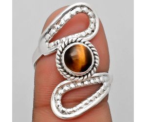 Natural Tiger Eye - Africa Ring size-7 SDR187562 R-1514, 7x7 mm