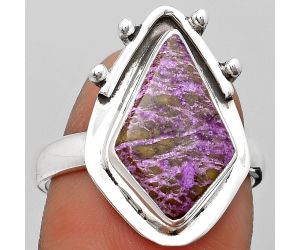Natural Purpurite - South Africa Ring size-8.5 SDR187641 R-1513, 10x17 mm