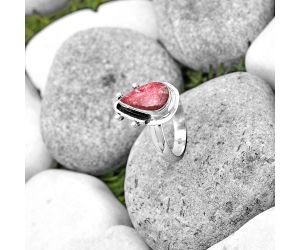 Natural Pink Thulite - Norway Ring size-7 SDR187653 R-1513, 8x13 mm