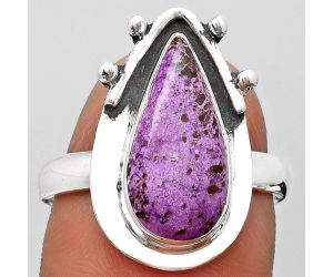 Natural Purpurite - South Africa Ring size-8 SDR187660 R-1513, 8x16 mm
