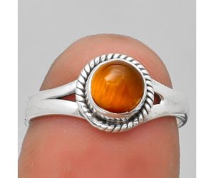 Natural Tiger Eye - Africa Ring size-7 SDR187723 R-1010, 6x6 mm