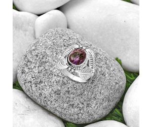 Southwest Design - Natural Purpurite Ring size-8 SDR188448 R-1387, 8x10 mm
