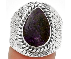 Natural Purpurite - South Africa Ring size-7.5 SDR188517 R-1538, 10x14 mm
