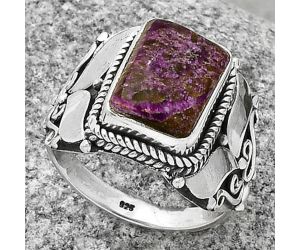 Natural Purpurite - South Africa Ring size-7.5 SDR188618 R-1507, 9x12 mm