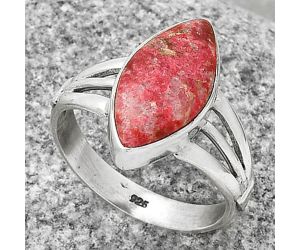 Natural Pink Thulite - Norway Ring size-8 SDR188656 R-1003, 8x17 mm
