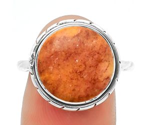 Natural Mookaite Ring size-8 SDR188899 R-1011, 13x13 mm