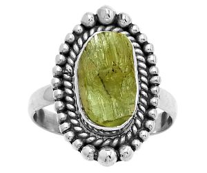 Natural Green Kyanite Rough - India Ring size-7 SDR189882 R-1154, 7x12 mm