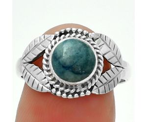 Natural Blue Scheelite - Turkey Ring size-8 SDR190061 R-1387, 7x7 mm