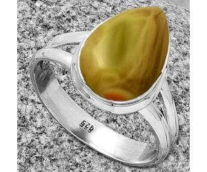 Natural Imperial Jasper - Mexico Ring size-8.5 SDR190360 R-1002, 10x14 mm