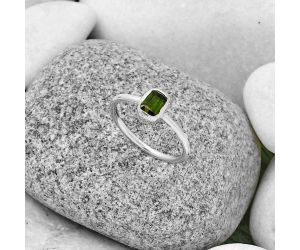 Natural Green Tourmaline Ring size-9 SDR190419 R-1004, 7x5 mm