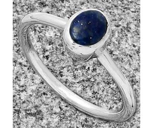 Natural Lapis Lazuli - Afghanistan Ring size-8.5 SDR190461 R-1004, 7x5 mm