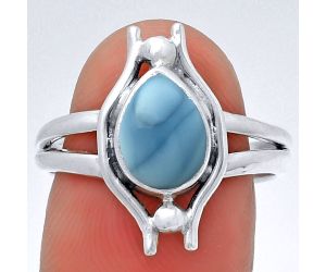Natural Owyhee Opal Ring size-8 SDR190754 R-1663, 7x9 mm