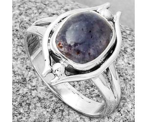 Natural Iolite Sunstone - India Ring size-9.5 SDR190780, 9x11 mm