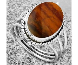 Natural Mookaite Ring size-9 SDR190848 R-1010, 12x16 mm