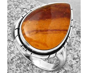 Natural Mookaite Ring size-8 SDR190936 R-1012, 14x20 mm