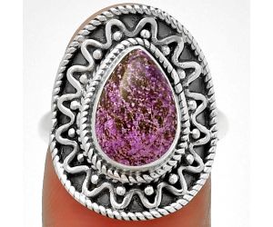 Natural Purpurite - South Africa Ring size-7 SDR191215 R-1501, 8x12 mm