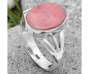 Natural Pink Tulip Quartz Ring size-8 SDR196749 R-1535, 10x13 mm