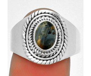 Natural Pietersite - Namibia Ring size-9 SDR197067 R-1278, 6x8 mm