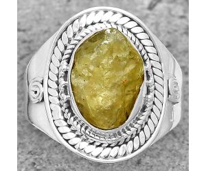 Natural Green Kyanite Rough - India Ring size-9.5 SDR199976 R-1398, 9x12 mm