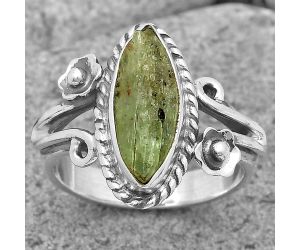 Natural Green Kyanite Rough - India Ring size-7.5 SDR201628 R-1345, 6x15 mm