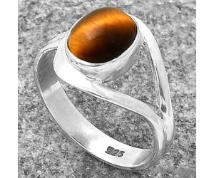 Natural Tiger Eye - Africa Ring size-9.5 SDR203439 R-1081, 8x10 mm