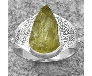 Natural Green Kyanite Rough - India Ring size-6.5 SDR203495 R-1475, 8x14 mm