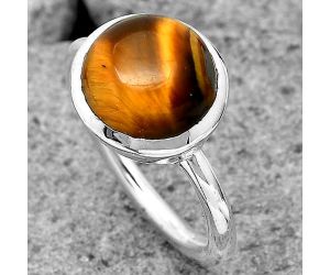 Natural Tiger Eye - Africa Ring size-6.5 SDR203985 R-1004, 10x10 mm