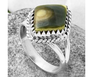 Natural Imperial Jasper - Mexico Ring size-9 SDR204414 R-1474, 12x16 mm