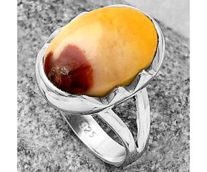 Natural Red Mookaite Ring size-8.5 SDR204598 R-1438, 12x17 mm