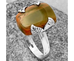 Natural Imperial Jasper - Mexico Ring size-9 SDR205059 R-1354, 12x16 mm