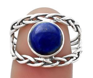Lapis Lazuli Ring size-7.5 SDR206784 R-1134, 9x9 mm