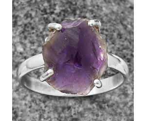 African Amethyst Ring size-9.5 SDR206831 R-1052, 12x15 mm