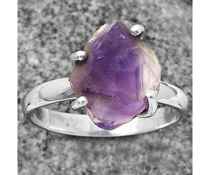 African Amethyst Ring size-9 SDR206857 R-1052, 11x14 mm