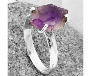 African Amethyst Ring size-9 SDR206857 R-1052, 11x14 mm