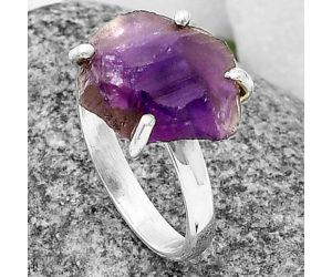 African Amethyst Ring size-7 SDR206869 R-1052, 12x15 mm