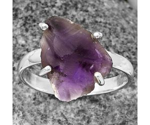 African Amethyst Ring size-9.5 SDR206871 R-1052, 12x15 mm