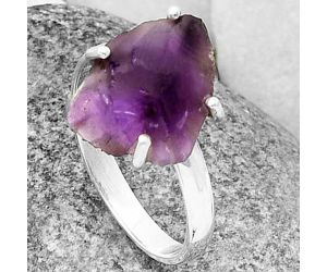 African Amethyst Ring size-9.5 SDR206871 R-1052, 12x15 mm