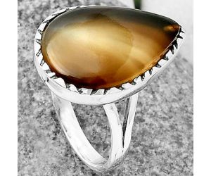 Montana Agate Ring size-9.5 SDR206969 R-1074, 15x22 mm