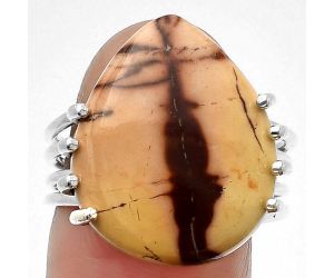 Indian Paint Gemstone Ring size-8.5 SDR207550, 17x21 mm