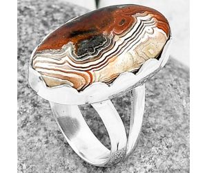Laguna Lace Agate Ring size-6 SDR207678, 12x21 mm