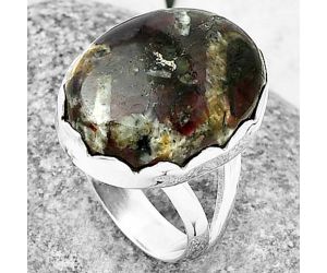 Russian Eudialyte Ring size-8 SDR207682, 15x20 mm