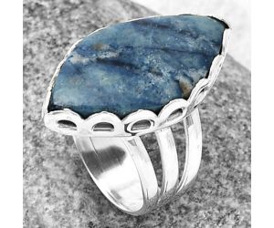 Blue Scheelite Ring size-7 SDR207783, 13x24 mm