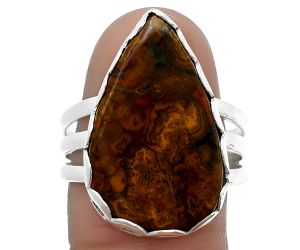 Rare Cady Mountain Agate Ring size-9 SDR207812, 14x23 mm