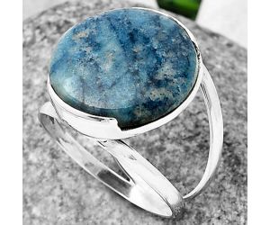 Blue Scheelite Ring size-9 SDR207995, 18x18 mm