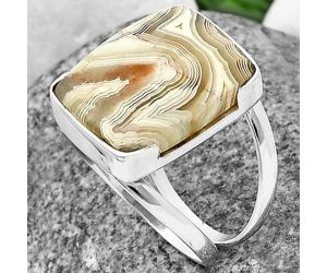 Laguna Lace Agate Ring size-7 SDR208021, 14x17 mm