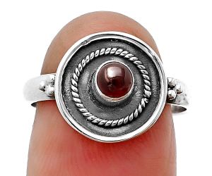 Rhodolite Garnet Ring size-8 SDR208683 R-1439, 4x4 mm
