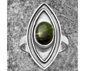 Chrome Chalcedony Ring Size-7.5 SDR209914 R-1391, 7x9 mm