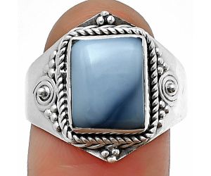 Owyhee Opal Ring Size-9 SDR209992, 9x11 mm