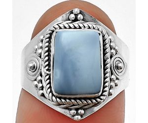 Owyhee Opal Ring Size-6 SDR209997, 7x10 mm